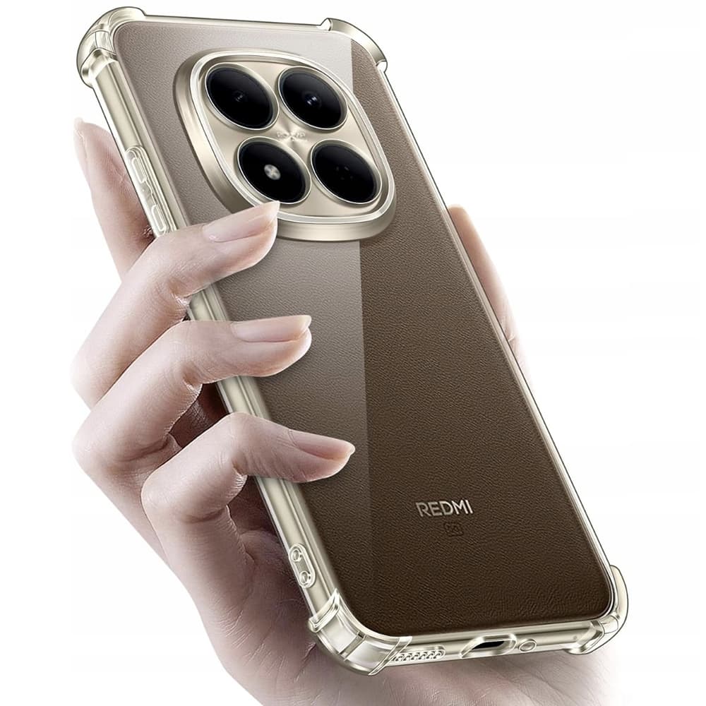 Techsuit - nárazuvzdorný čirý silikon - Xiaomi Redmi Note 15 Pro+ 5G / Poco M8 Pro 5G - čirá - náhled 4