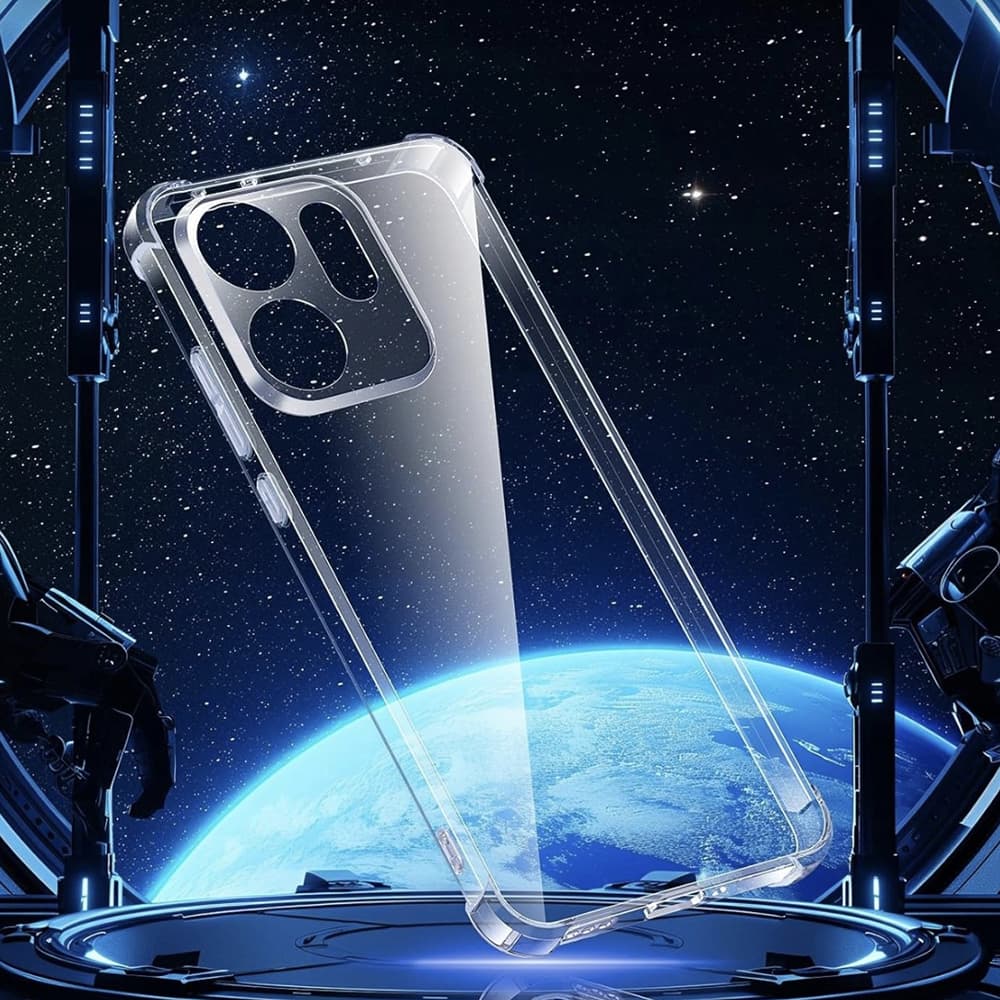 Techsuit - nárazuvzdorný čirý silikon - Oppo Reno 15F / Reno15 FS 5G - čirý - náhled 4