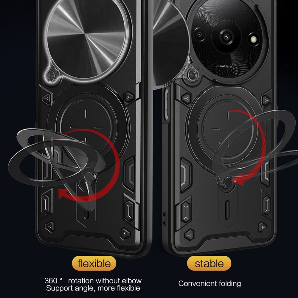Techsuit CamGuard Pro pro Honor Magic8 Pro, modrá - náhled 4