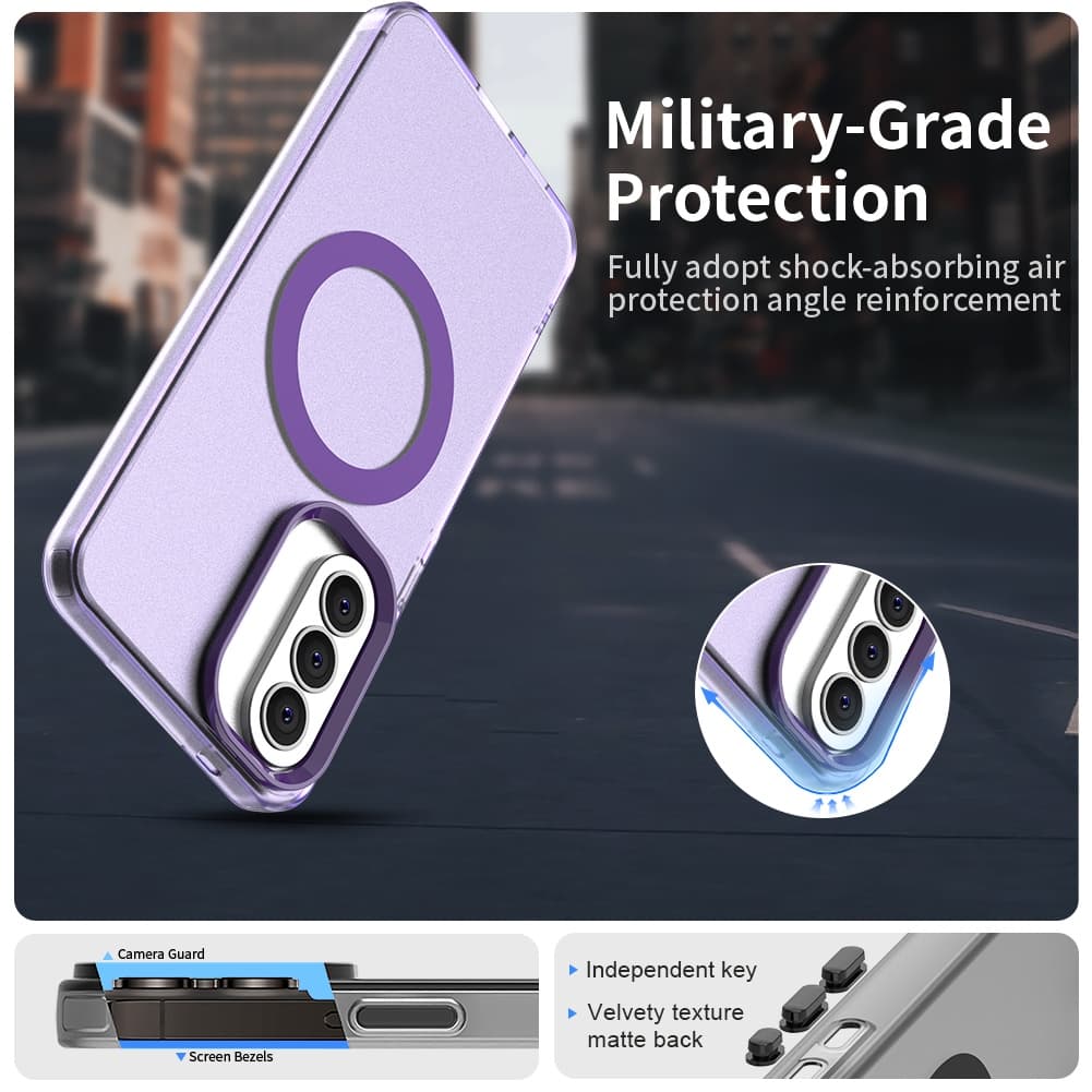 Techsuit - CandyCase MagSafe - Samsung Galaxy A57 5G - Fialová - náhled 4