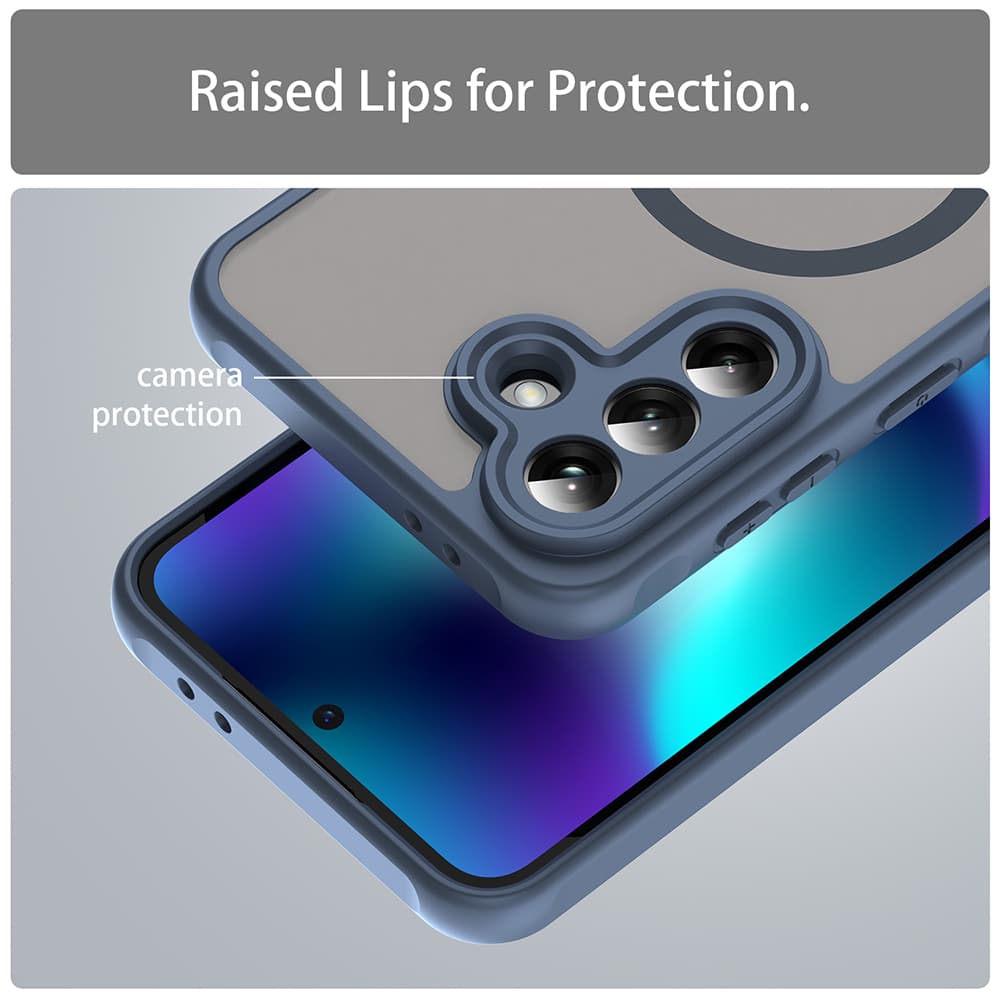 Techsuit HaloFrost II MagSafe pro Samsung Galaxy A37 5Gnámořnická modrá - náhled 4