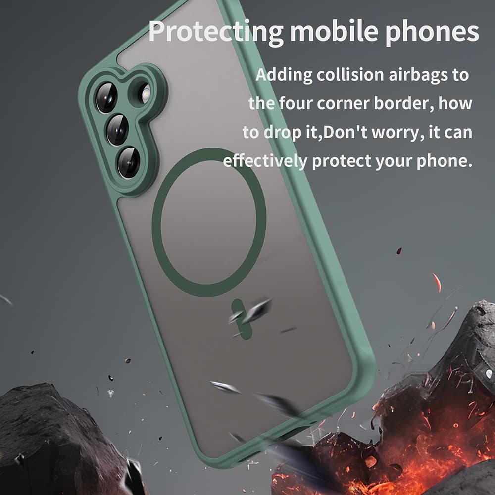 Techsuit - HaloFrost II MagSafe - Samsung Galaxy A37 5G - Zelená - náhled 4