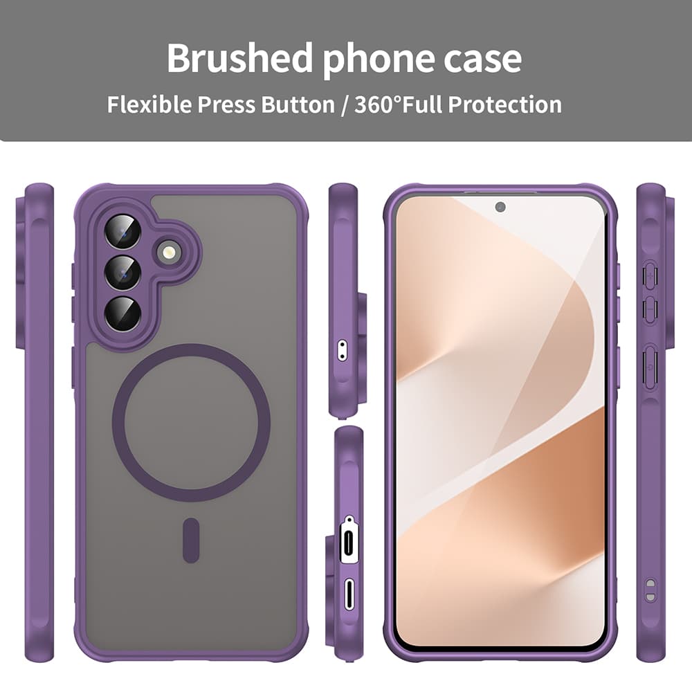 Techsuit - HaloFrost II MagSafe - Samsung Galaxy A57 5G - Fialová - náhled 4