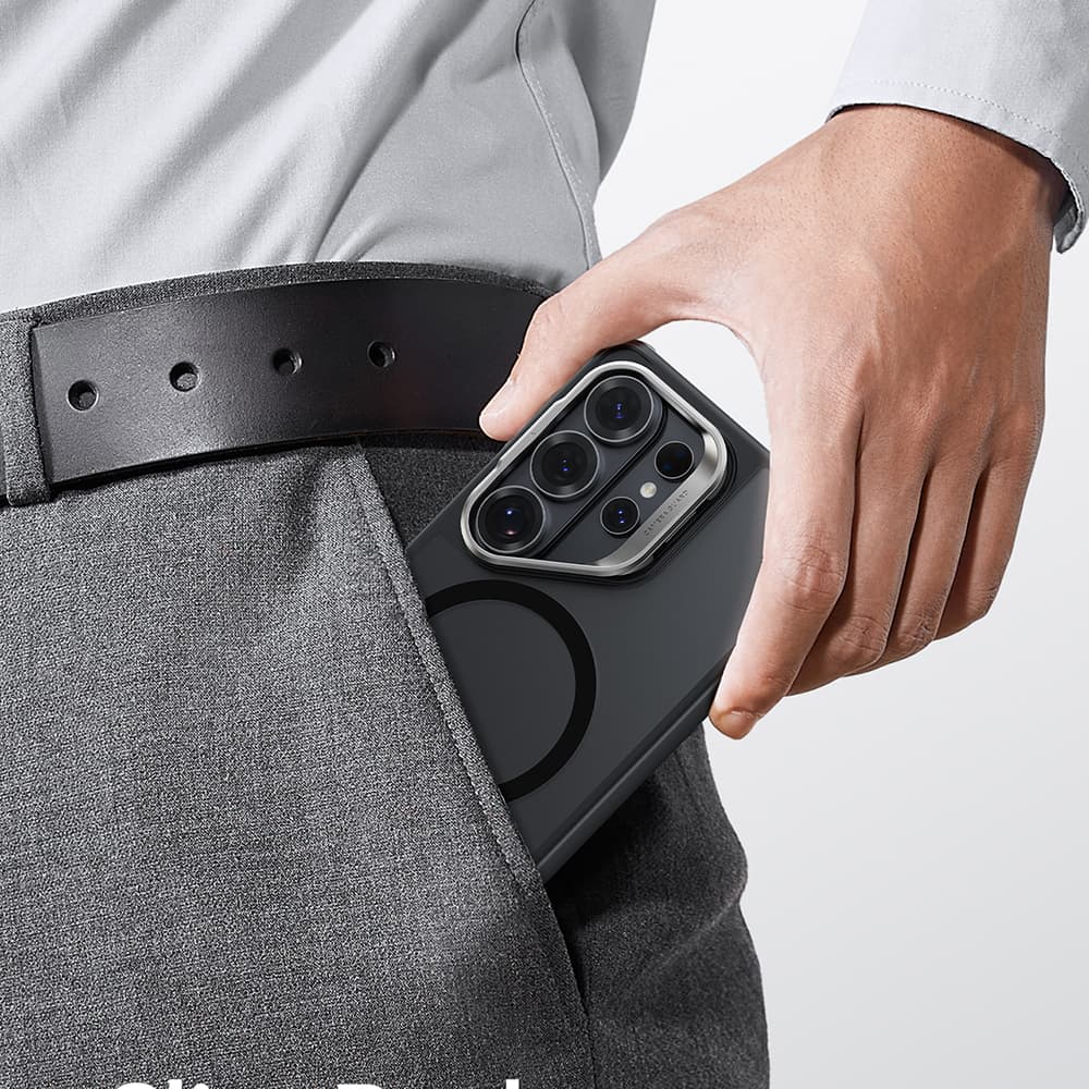 ESR classic hybrid HaloLock kickstand pro Samsung Galaxy S26 Ultra, matně černá - náhled 4