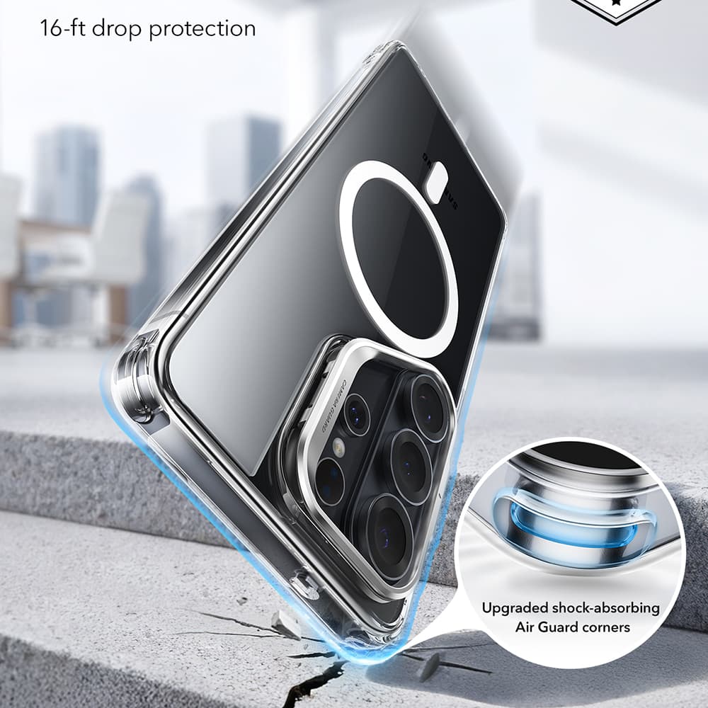 ESR - Classic Hybrid HaloLock Kickstand - Samsung Galaxy S26 Ultra - průhledný - náhled 4