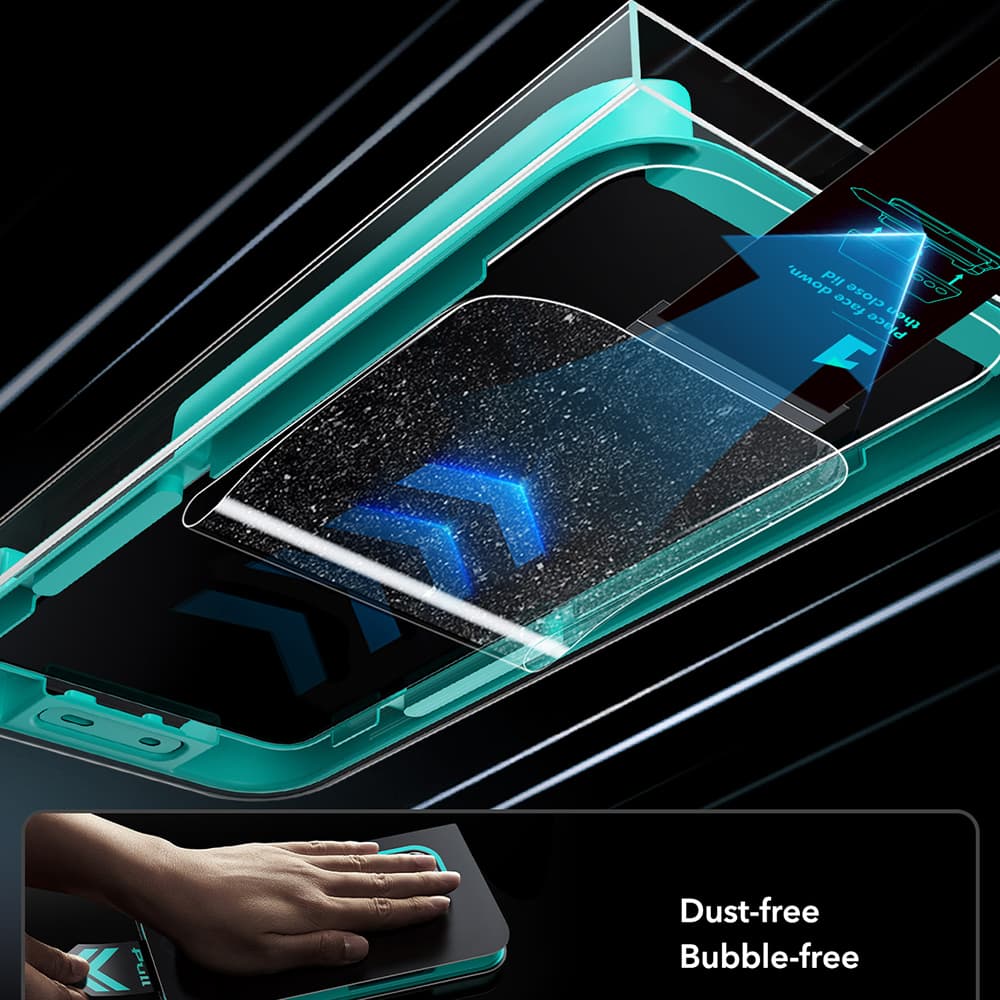 Ochranné sklo ESR Armorite (2 ks) na Samsung Galaxy S26 Ultra čiré - náhled 4