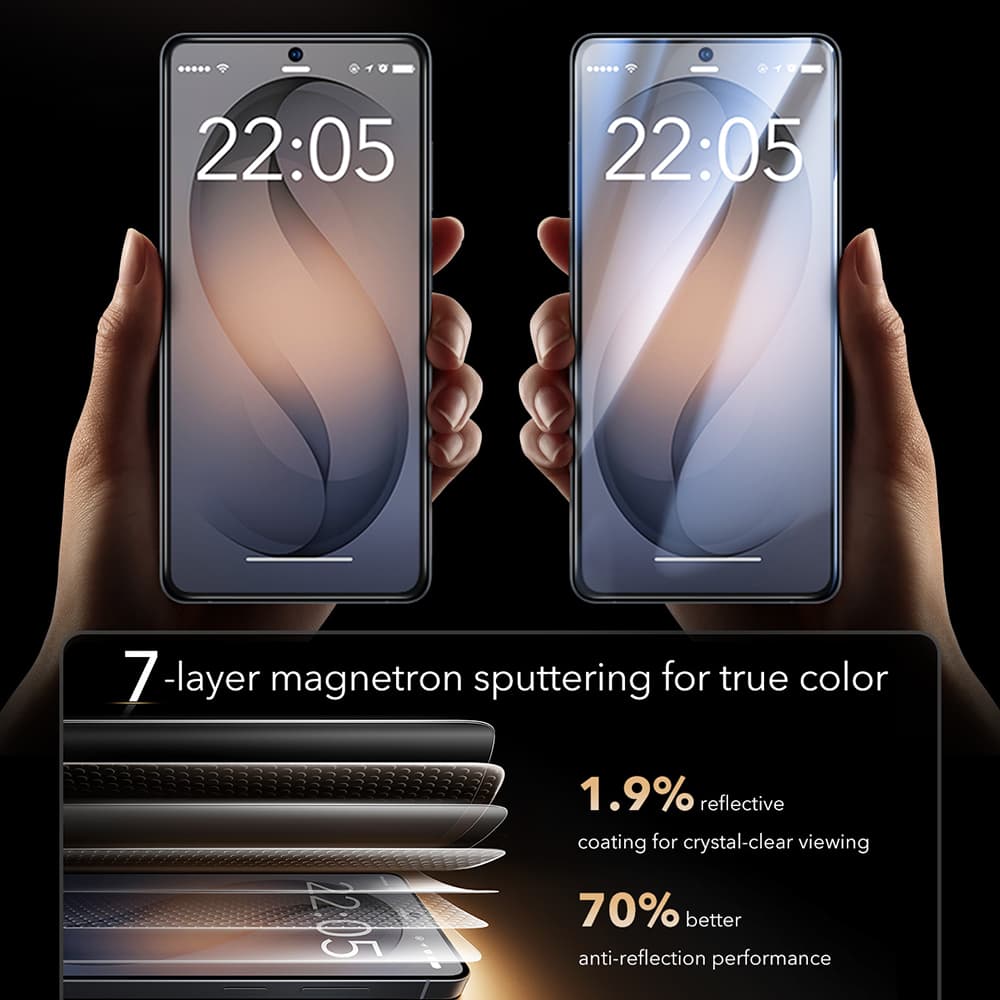 ESR - ochranné sklo Corning Gorilla Glass UltraFit™ - Samsung Galaxy S26 Ultra - čiré - náhled 4