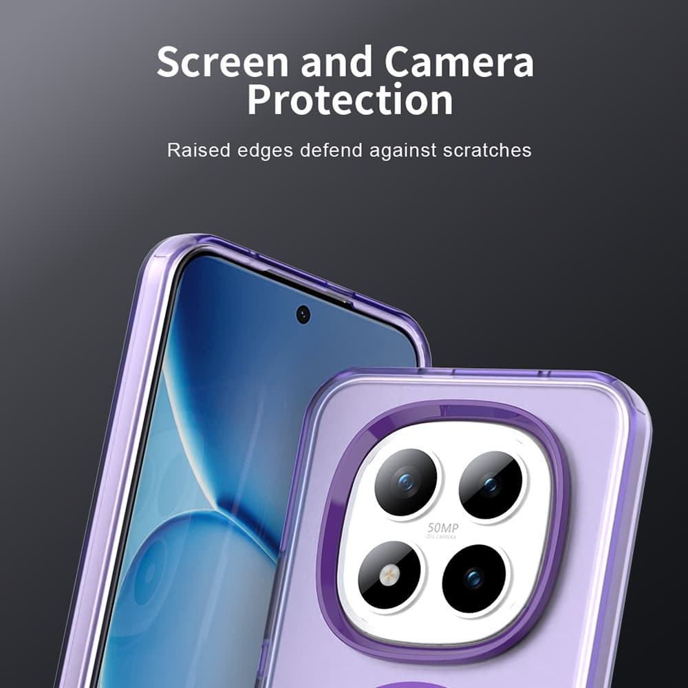 Techsuit - CandyCase MagSafe - Xiaomi Redmi Note 15 Pro+ 5G / Poco M8 Pro 5G - Fialová - náhled 4