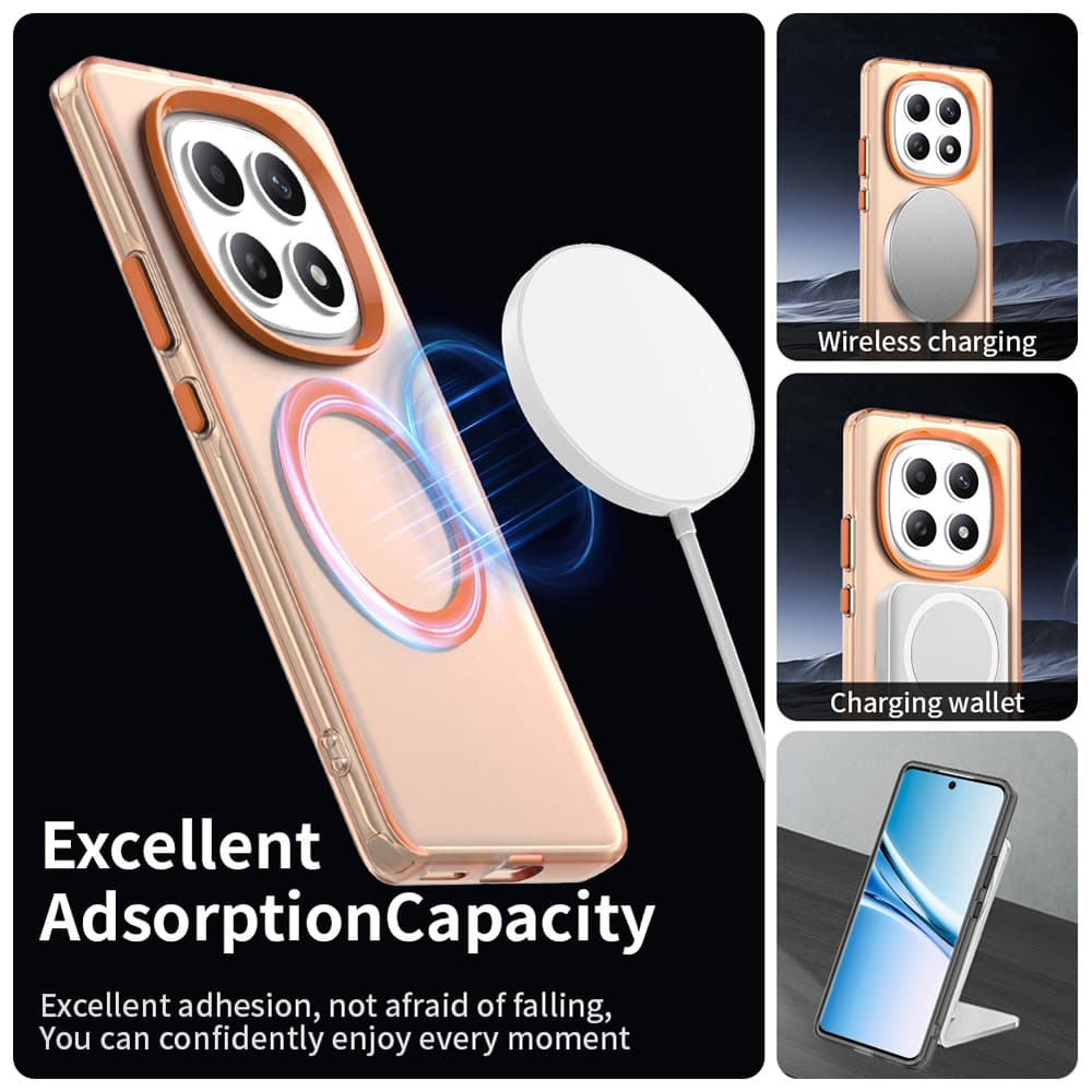 Techsuit - CandyCase MagSafe - Xiaomi Redmi Note 15 5G / Note 15 4G / Poco M8 5G - Oranžová - náhled 4