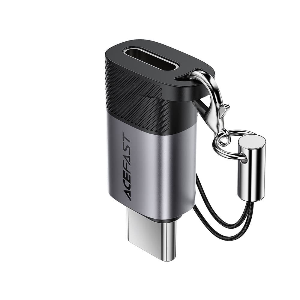 Adaptér Acefast J19 z Lightning na USB-C šedý - náhled 4