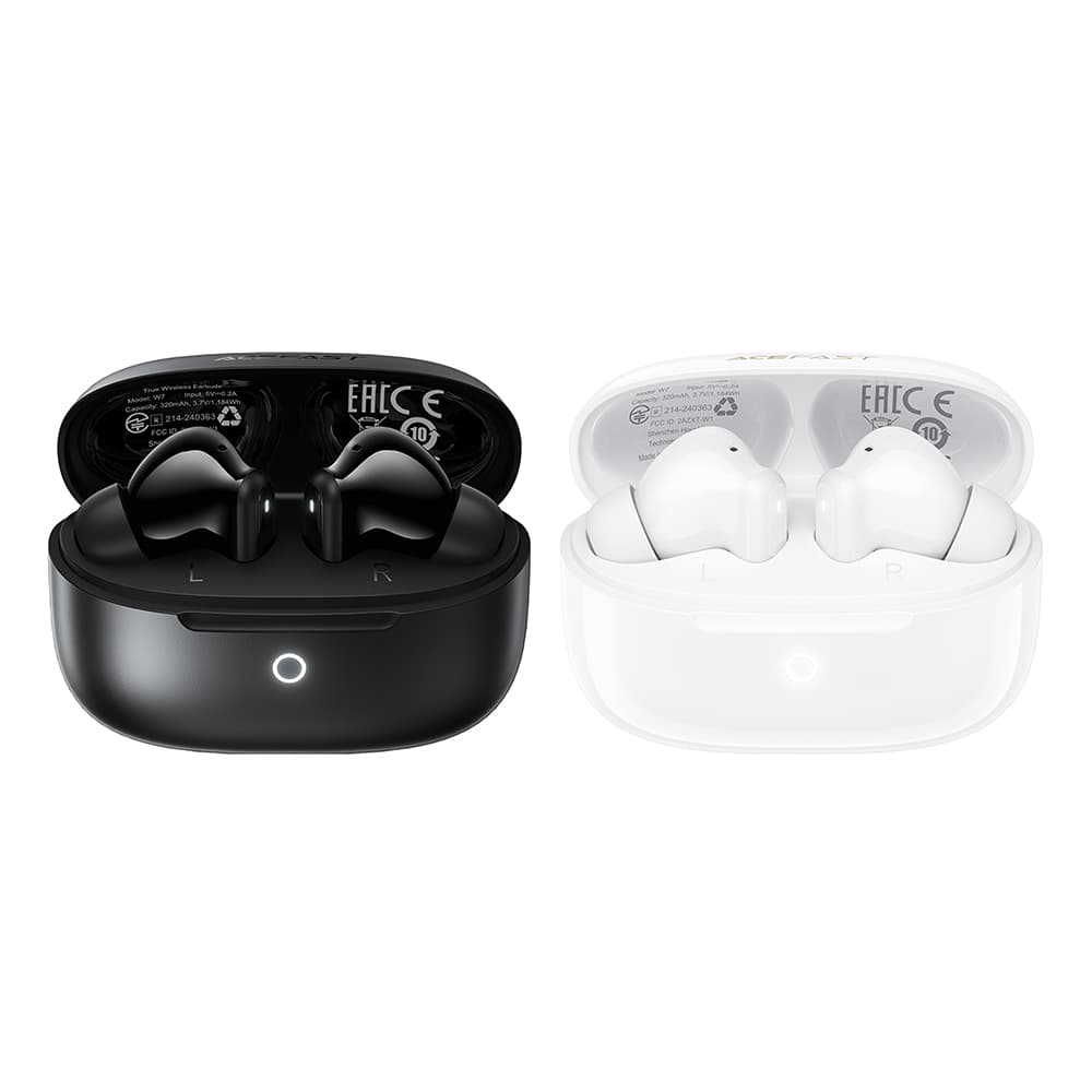 Bezdrátová sluchátka Acefast W7 TWS AI Noise Cancelling černá - náhled 4