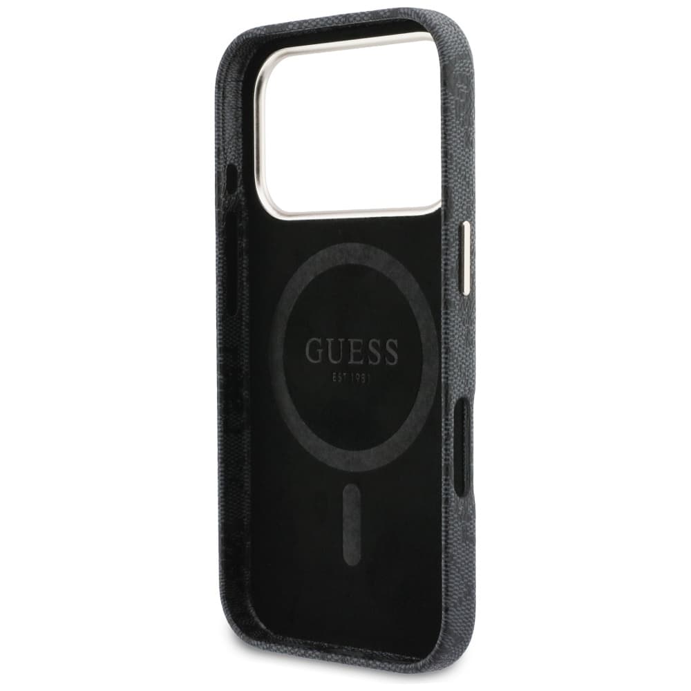Guess - Kryt 4G Script MagSafe (GUHMP17L5P4FWMSK) - iPhone 17 Pro - Černá - náhled 4