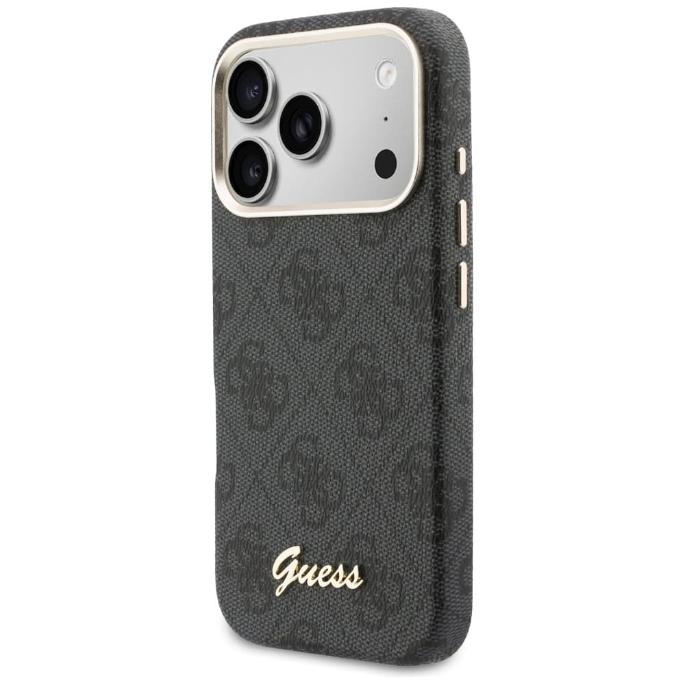 Guess - Kryt 4G Script MagSafe (GUHMP17X5P4FWMSK) - iPhone 17 Pro Max - Černá - náhled 4