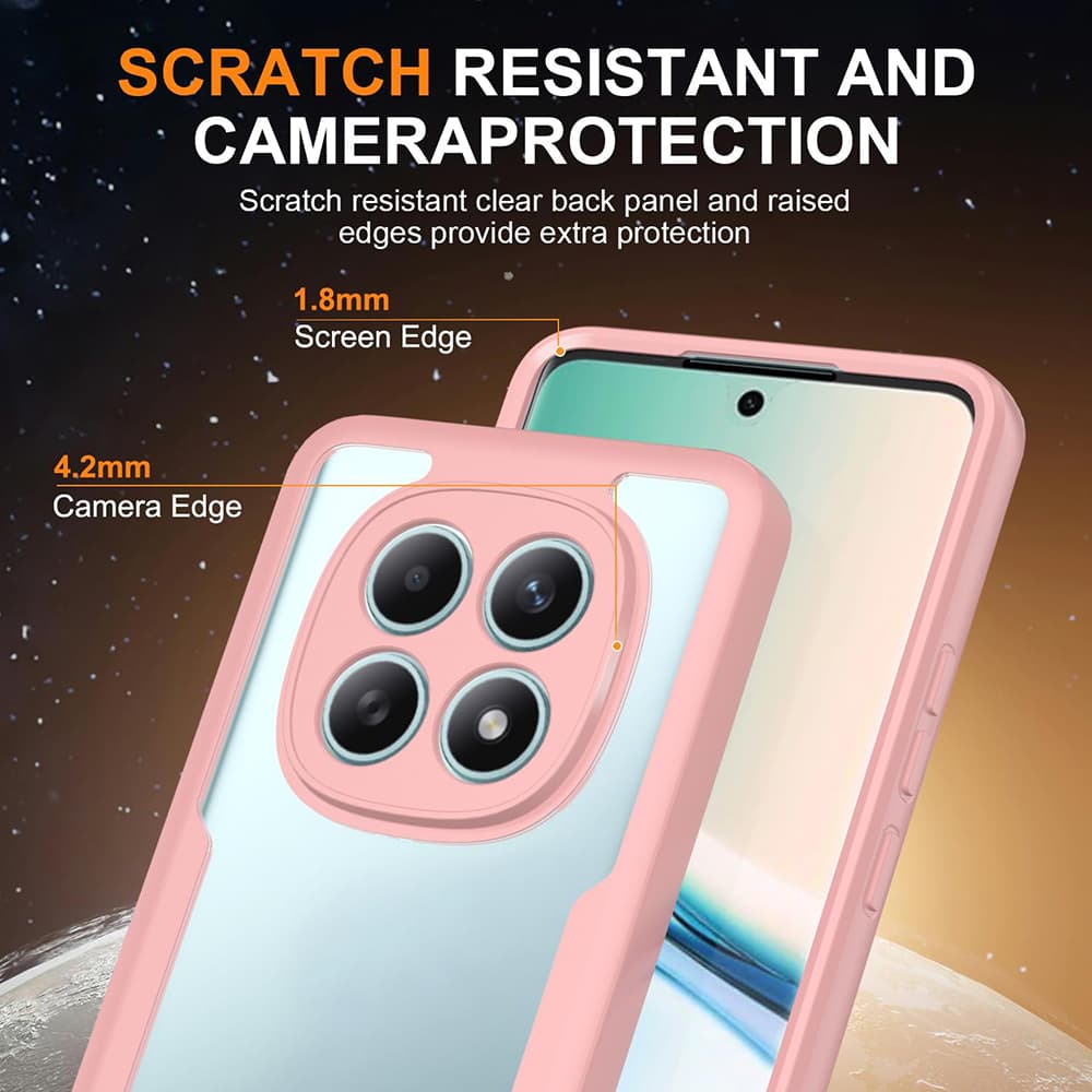 Techsuit - ColorVerse 360 Series + ochrana displeje - Xiaomi Redmi Note 15 4G - růžová - náhled 4