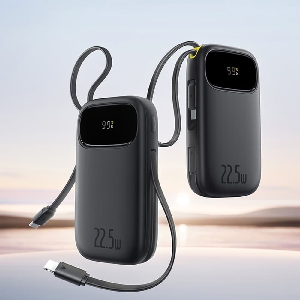 Powerbanka Baseus EnerFill FC31 10000mAh (22.5W) s kabelem černá - náhled 4