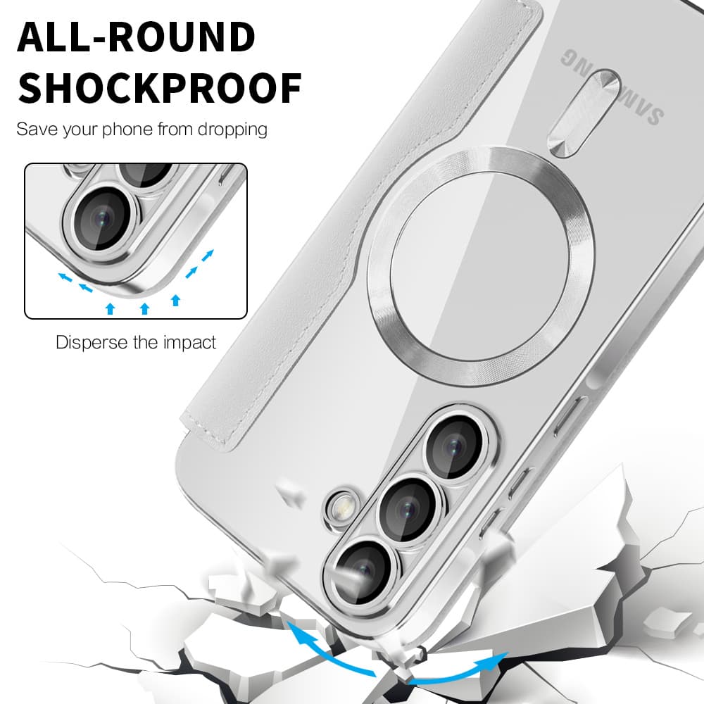 Techsuit - knížkové pouzdro SmartMag - Samsung Galaxy A57 5G - šedá - náhled 4