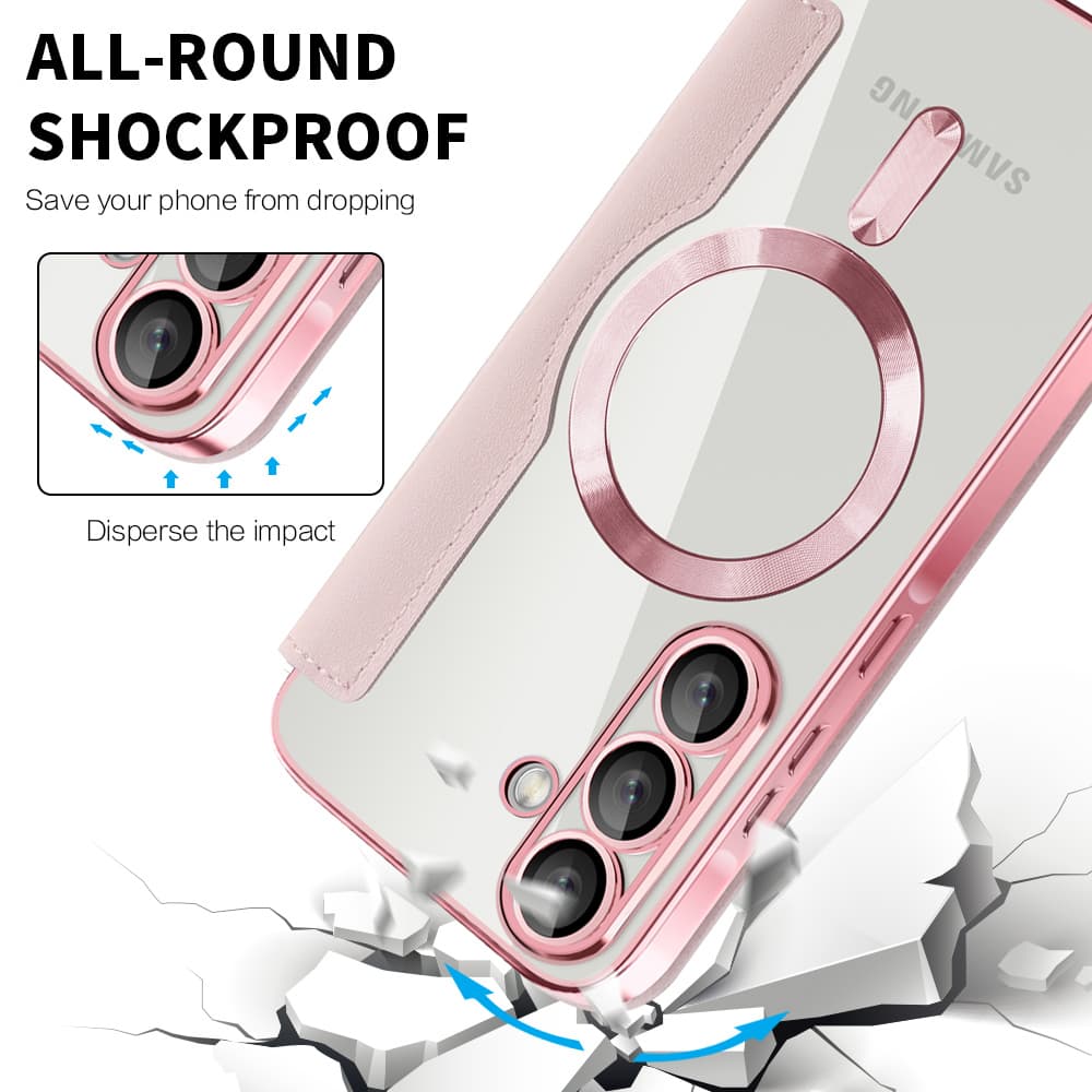 Techsuit SmartMagknížkové pouzdro pro Samsung Galaxy A57 5Grůžová - náhled 4