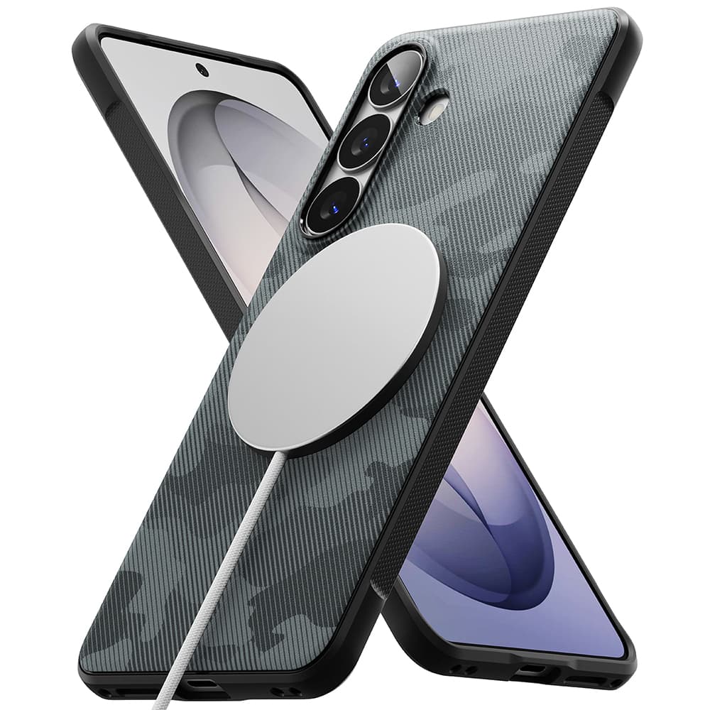 Ringke - Onyx MagSafe - Samsung Galaxy S26 Plus - Maskáčová černá - náhled 4