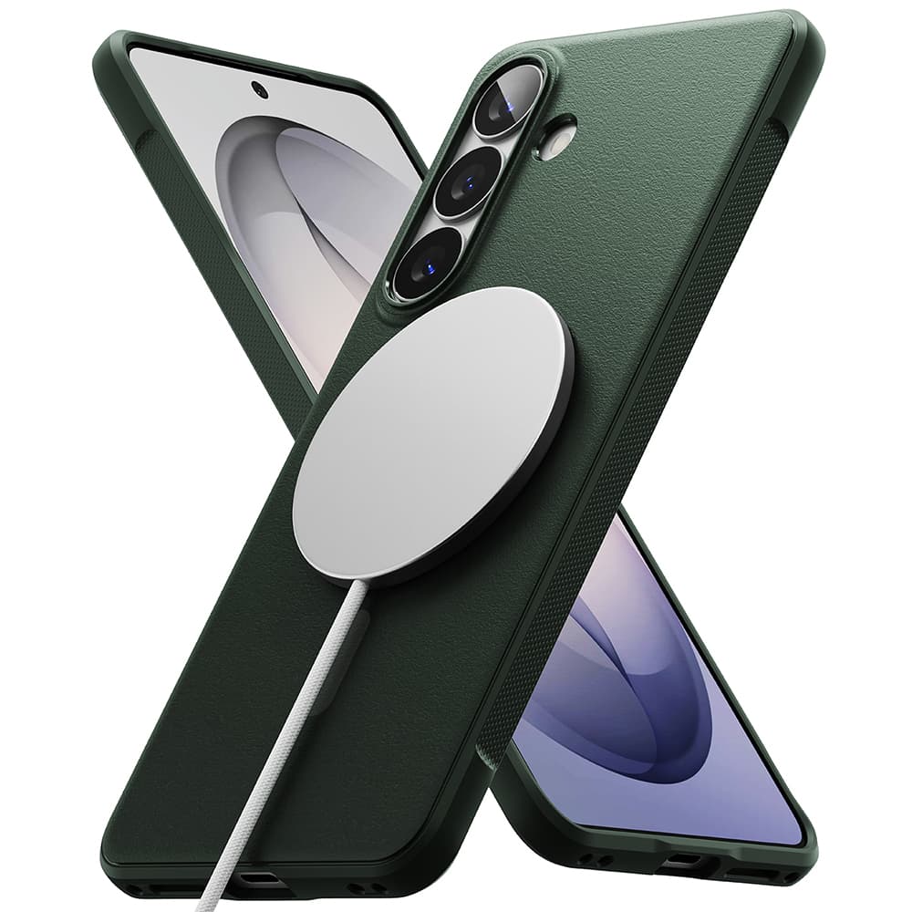Ringke - Onyx MagSafe - Samsung Galaxy S26 Plus - Tmavě zelená - náhled 4