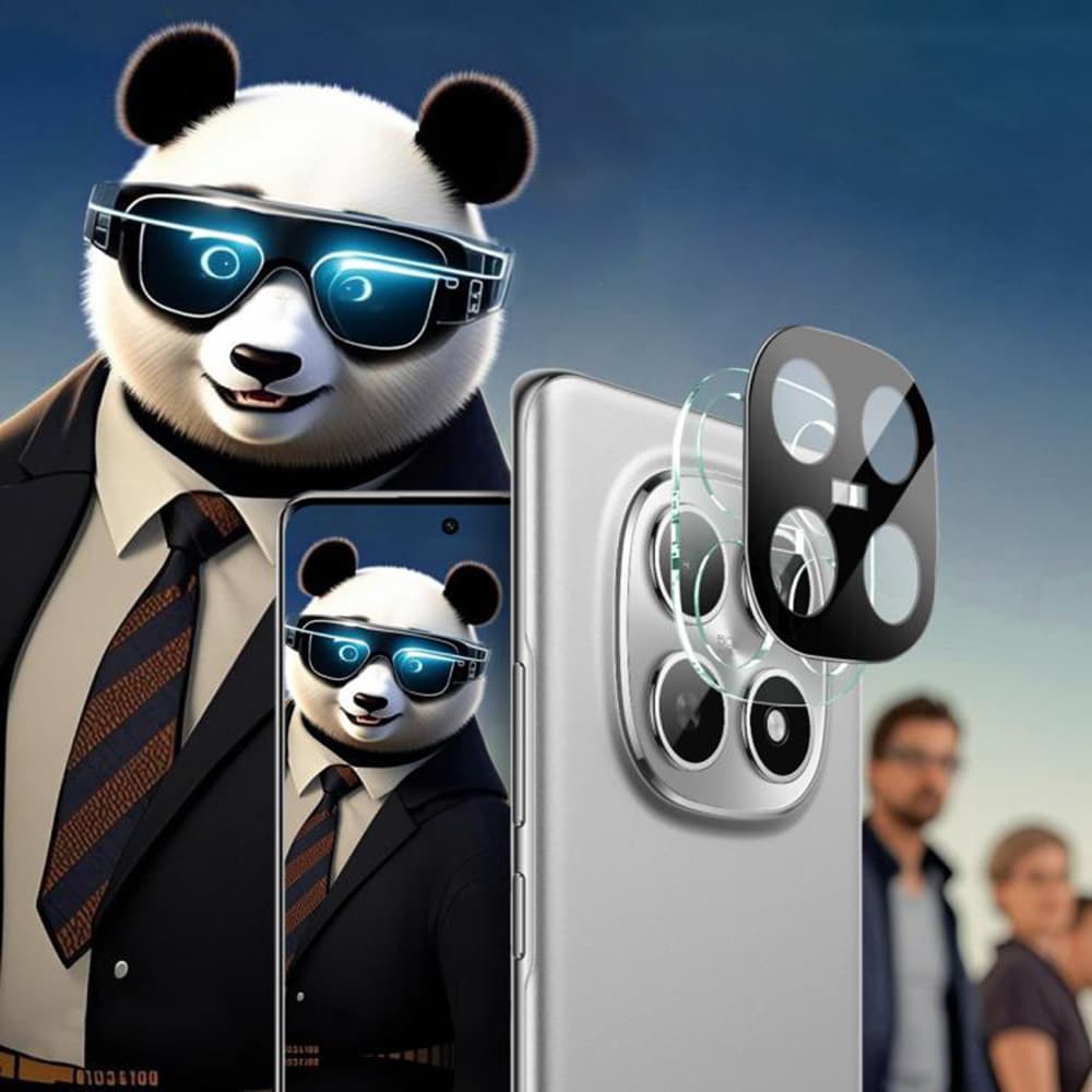 Techsuit - ochranné sklo fotoaparátu - Xiaomi Redmi Note 15 5G / Poco M8 5G - černá - náhled 4