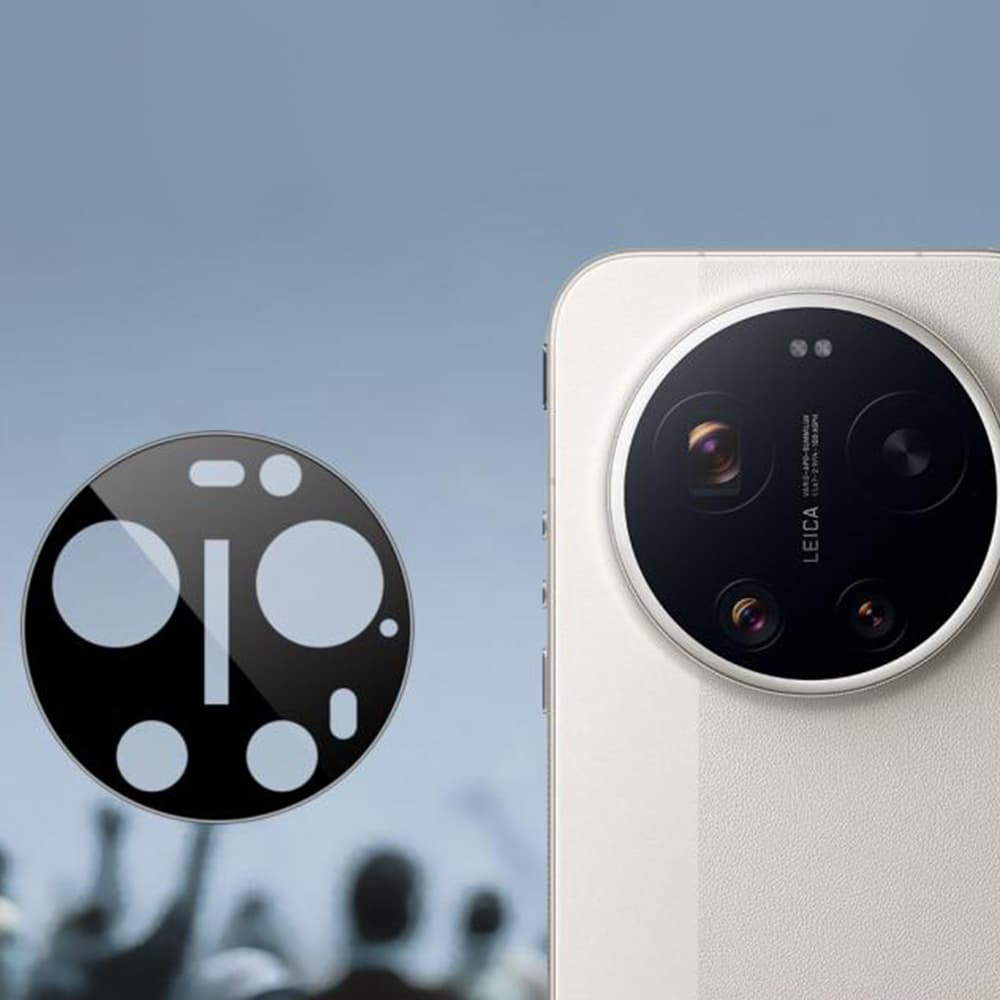 Techsuit - ochranné sklo fotoaparátu - Xiaomi 17 Ultra - černá - náhled 4
