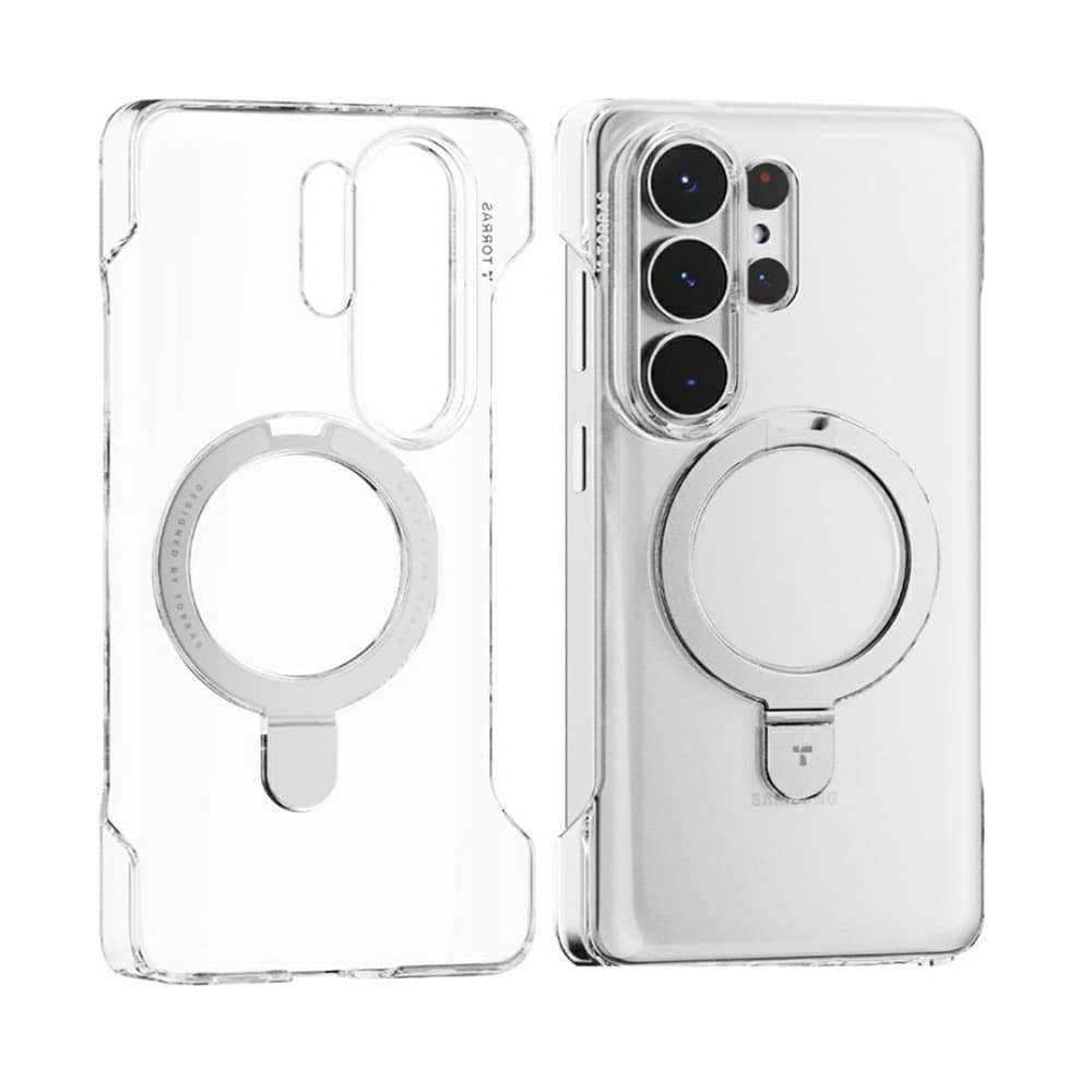 Torras Ostand Slim Series pro Samsung Galaxy S26 Ultra průhledný - náhled 4