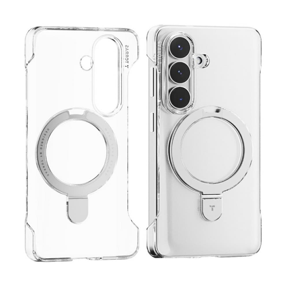 Torras Ostand Slim Series pro Samsung Galaxy S26průhledný - náhled 4