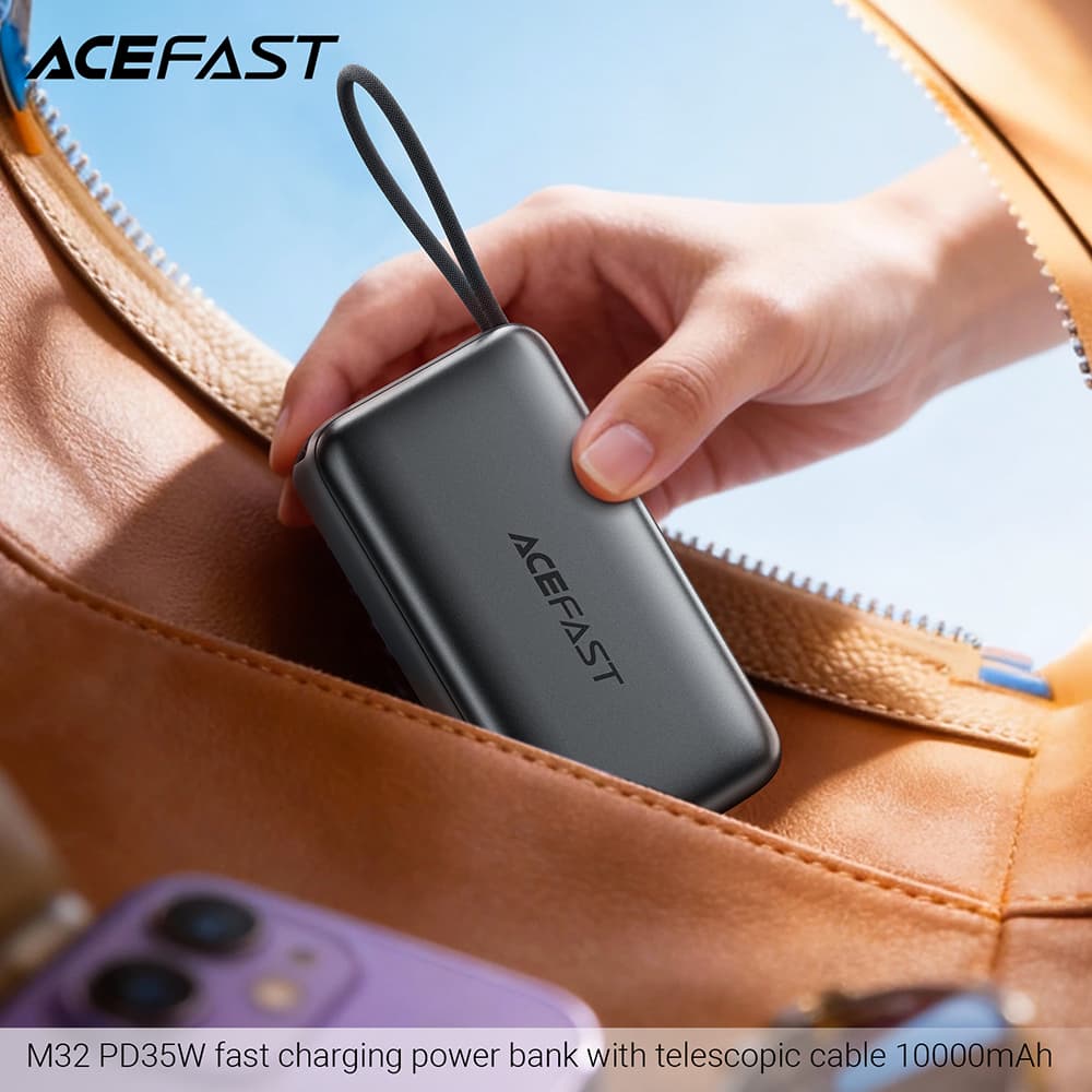 Powerbanka Acefast M32 35W 10000mAh kovově šedá - náhled 4