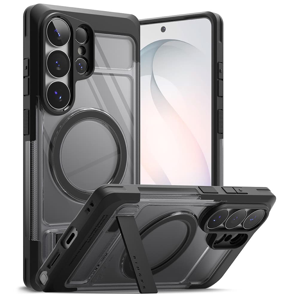 Ringke - UX Magnetic - Samsung Galaxy S26 Ultra - Kouřová černá - náhled 4