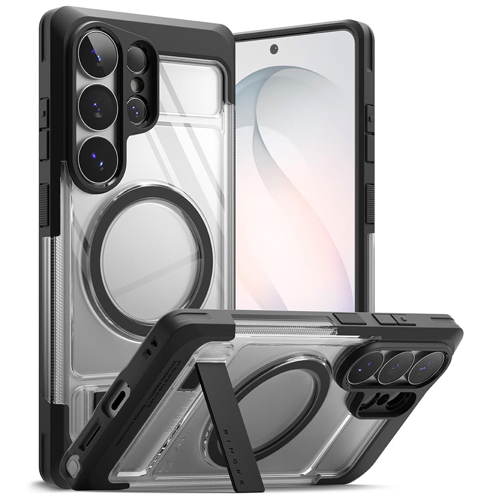 Ringke - UX Magnetic - Samsung Galaxy S26 Ultra - Čirá - náhled 4
