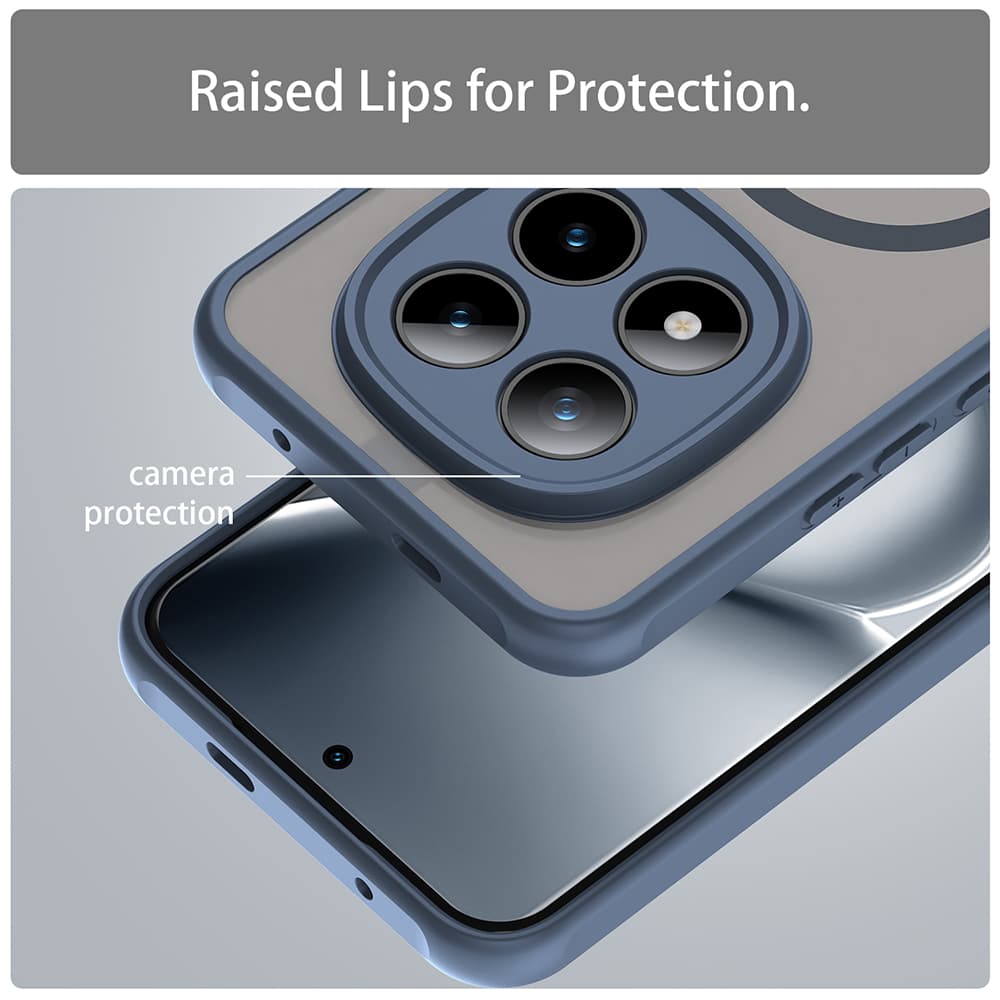 Techsuit - HaloFrost II MagSafe - Xiaomi Redmi Note 15 Pro+ 5G / Poco M8 Pro 5G - Námořnická modrá - náhled 4