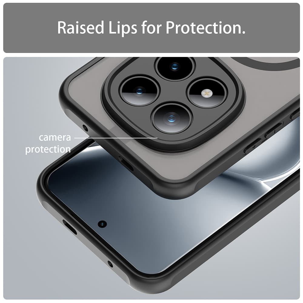 Techsuit - HaloFrost II MagSafe - Xiaomi Redmi Note 15 Pro+ 5G / Poco M8 Pro 5G - Černá - náhled 4