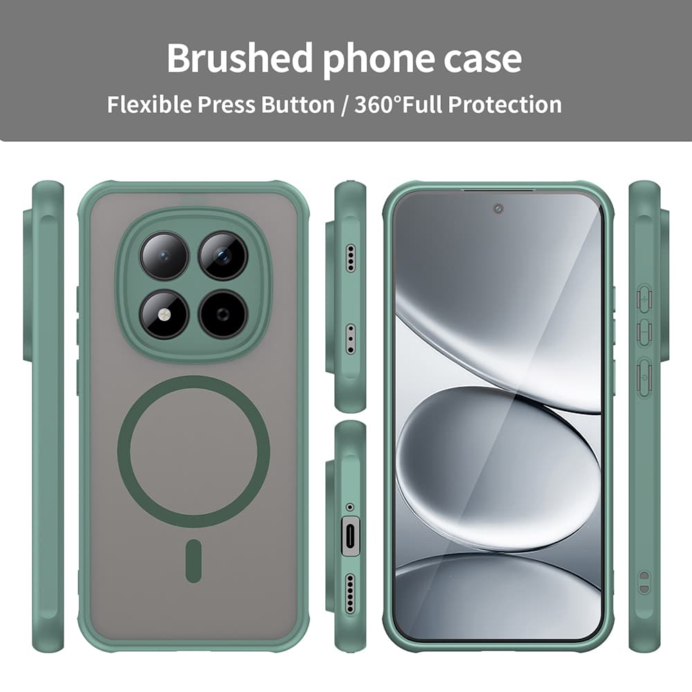 Techsuit - HaloFrost II MagSafe - Xiaomi Redmi Note 15 Pro 5G - Zelená - náhled 4