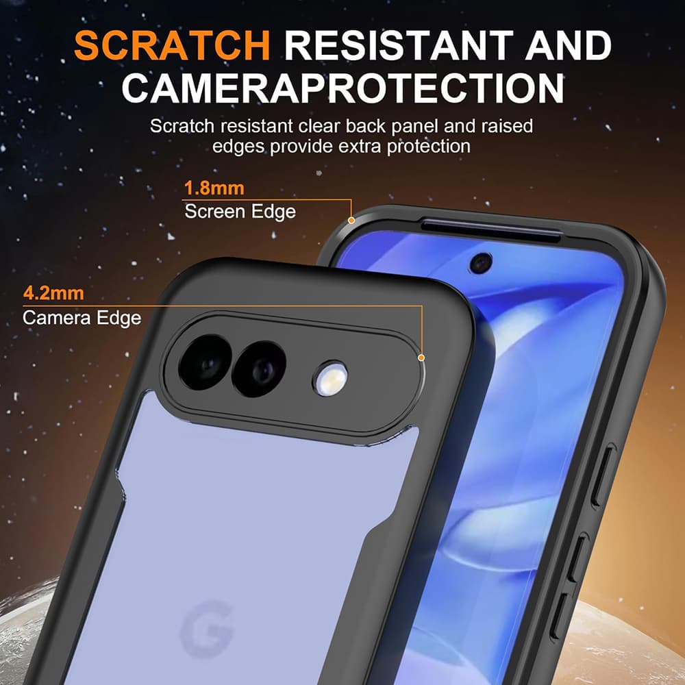 Kryt se sklem Techsuit ColorVerse 360 Series - Google Pixel 10a černý - náhled 4