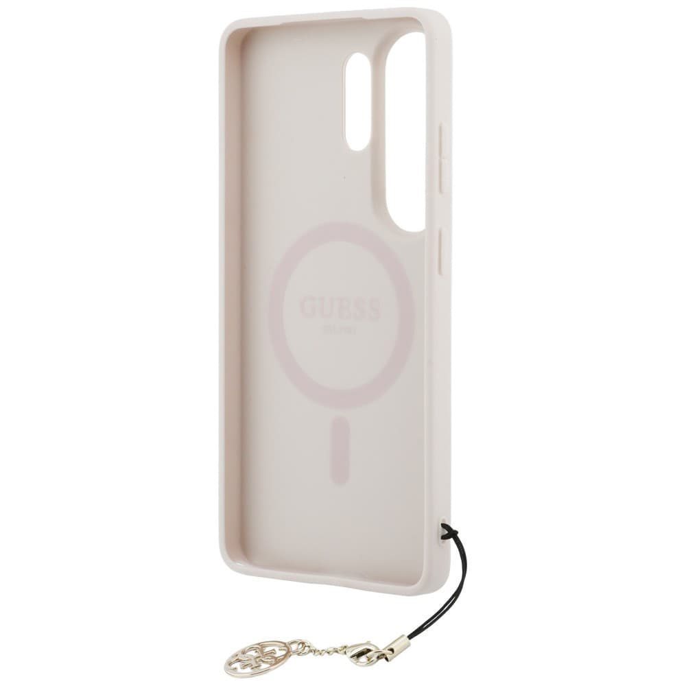 Guess - Kryt Hardcase 4G Classic Logo Charm (GUHMS26LGF4GPI) - Samsung Galaxy S26 Ultra - růžový - náhled 4