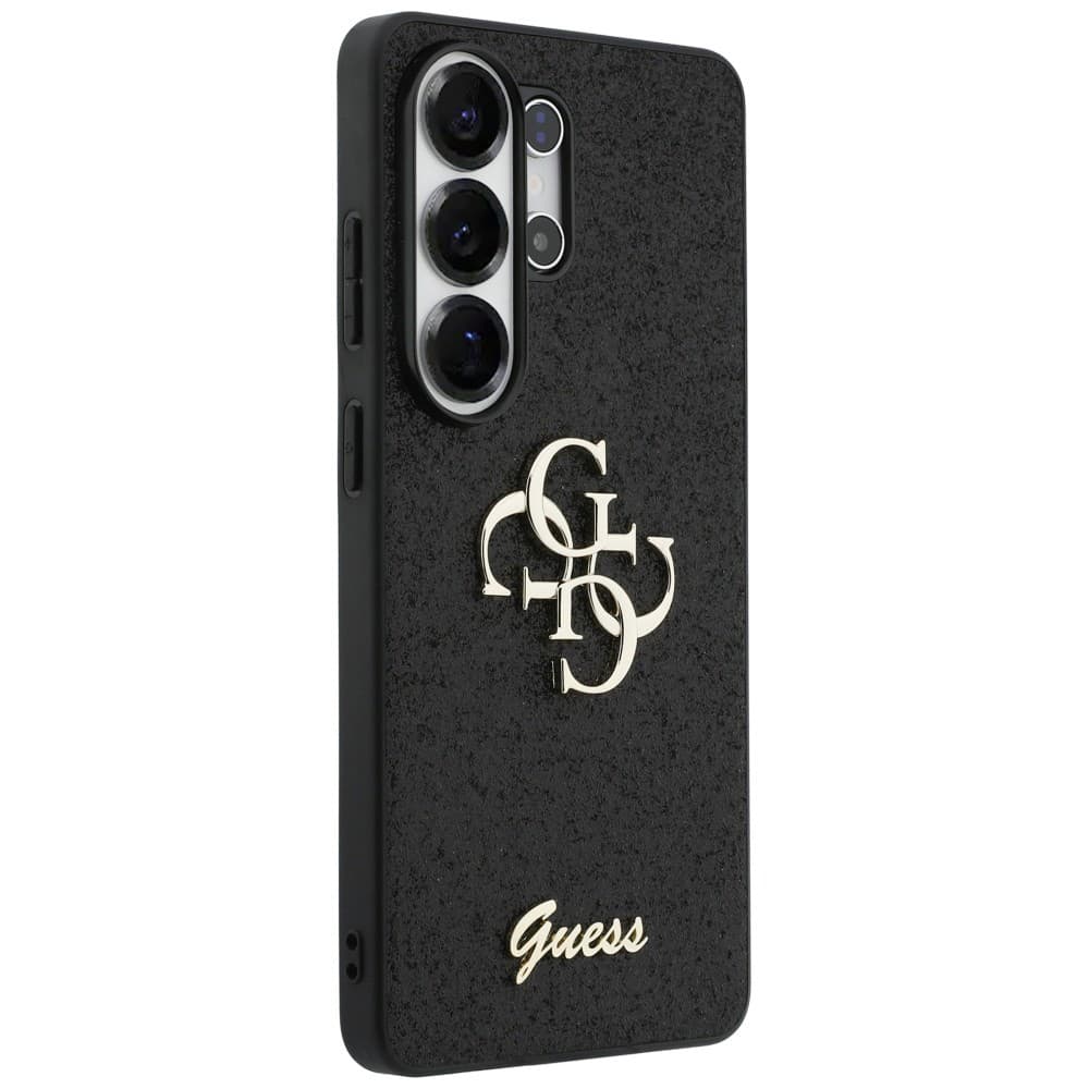 Guess - Pevný kryt Fixed Glitter Big 4G Metal Logo (GUHCS26LHG4SGK) - Samsung Galaxy S26 Ultra - Černá - náhled 4