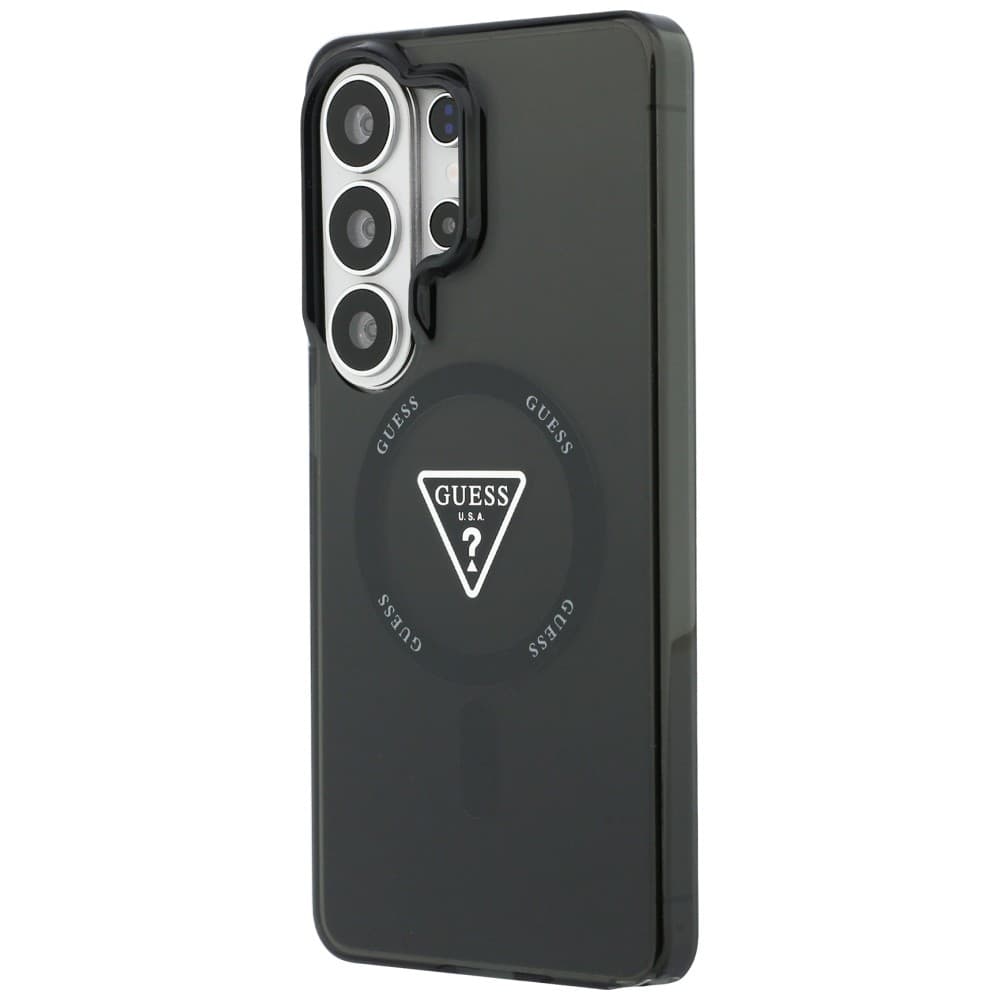Kryt Guess - IML Gradient Triangle MagSafe (GUHMS26LHGTMLCGK) - Samsung Galaxy S26 Ultra Černý - náhled 4