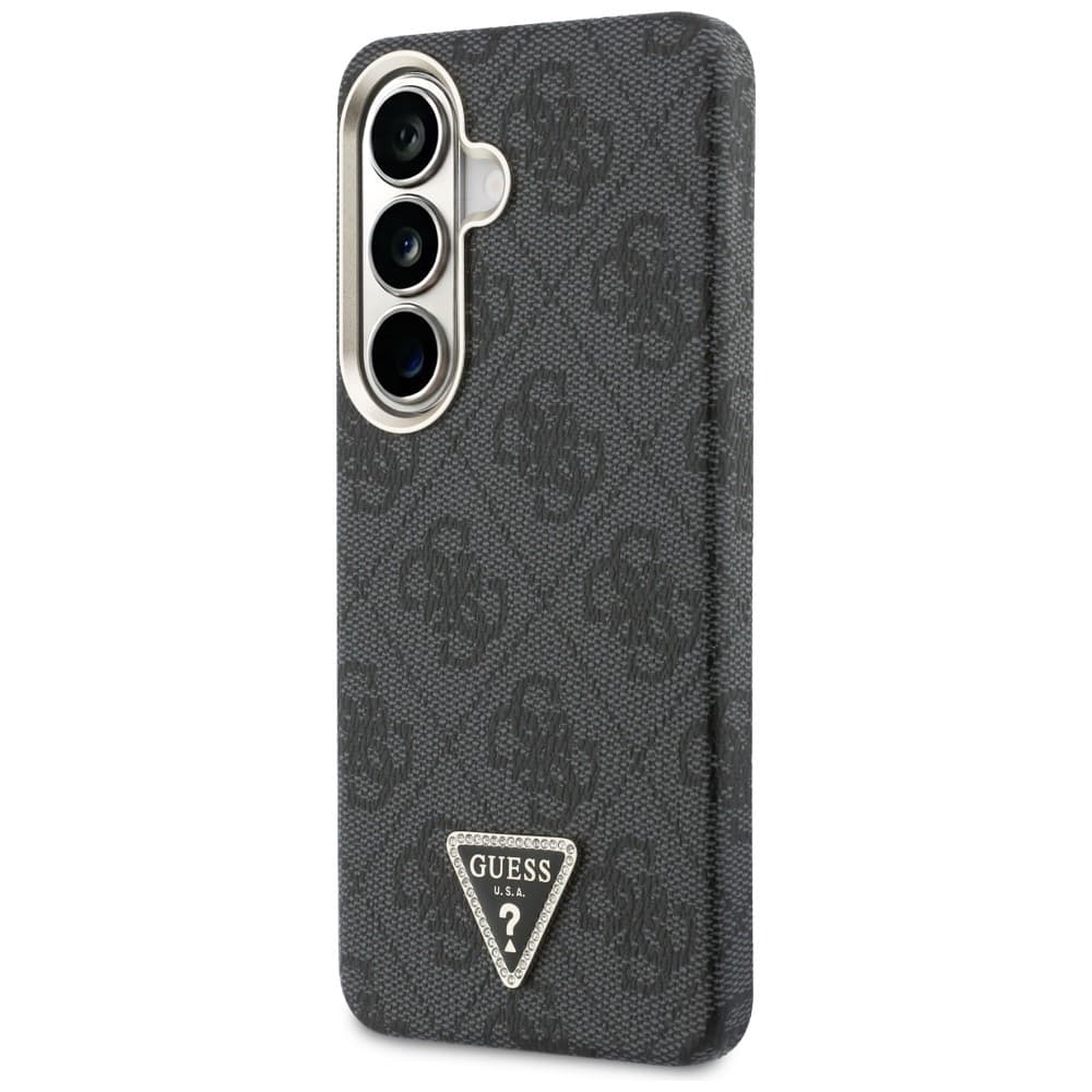 Kryt Guess - 4G Triangle Logo MagSafe - Samsung Galaxy S26 černý - náhled 4