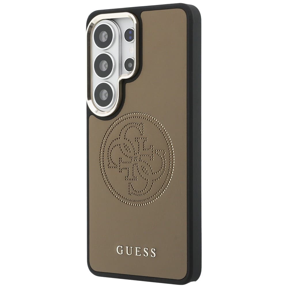 Kryt Guess - Perforated Logo MagSafe (GUHMS26L5PG4SRGW) - Samsung Galaxy S26 Ultra Hnědý - náhled 4