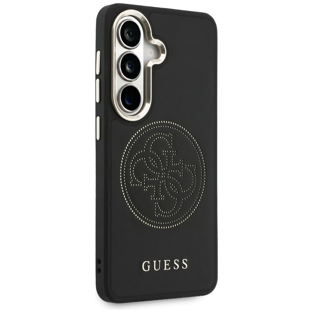 Kryt Guess - Perforated Logo MagSafe (GUHMS26S5PG4SRGK) - Samsung Galaxy S26 Černý - náhled 4