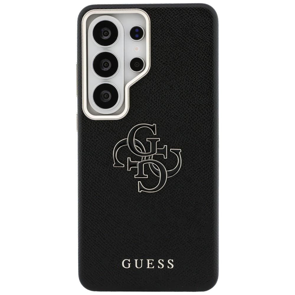 Guess - Grained Big 4G Metal Logo (GUHCS26L5PS4RGGK) - Samsung Galaxy S26 Ultra - Černá - náhled 4