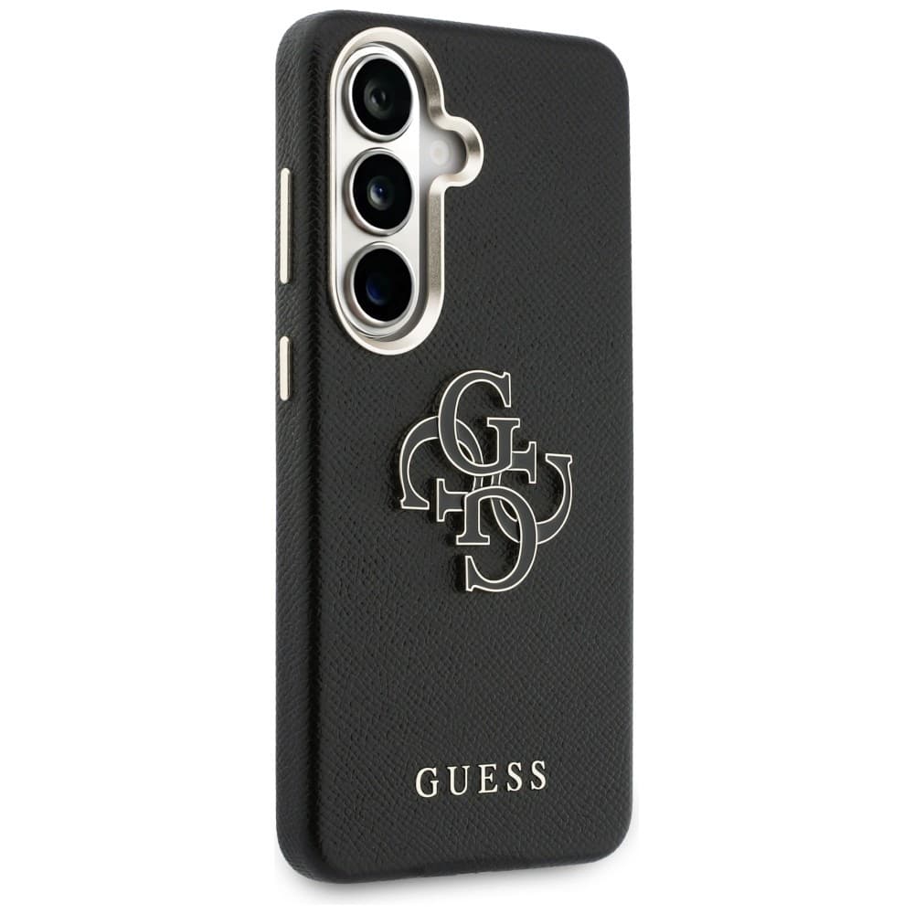 Guess - Grained Big 4G Metal Logo (GUHCS26S5PS4RGGK) - Samsung Galaxy S26 - Černá - náhled 4