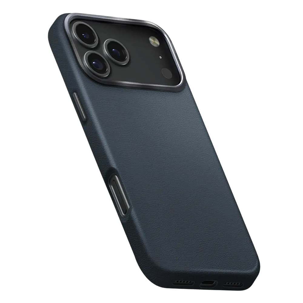 Kryt UNIQ Lyden Leatherette iPhone 17 Pro ocelově modrozelený - náhled 4