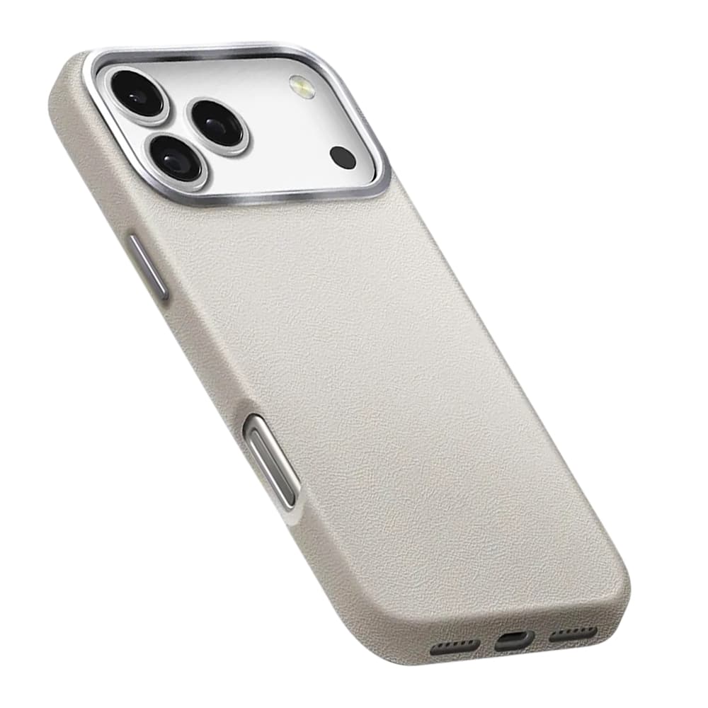 Kryt UNIQ Lyden Leatherette iPhone 17 Pro Max šedý - náhled 4