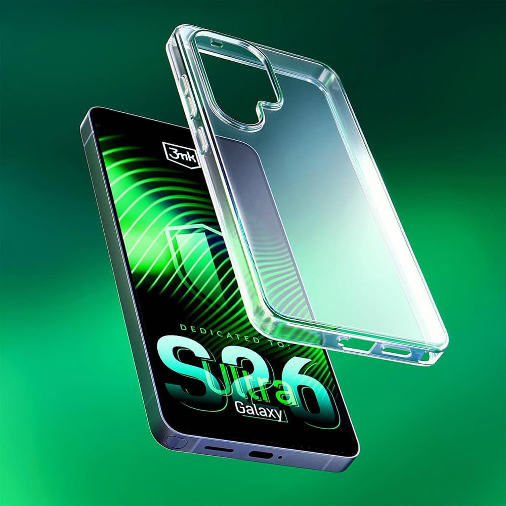 Kryt 3mk Clear Case - Samsung Galaxy S26 Ultra průhledný - náhled 4