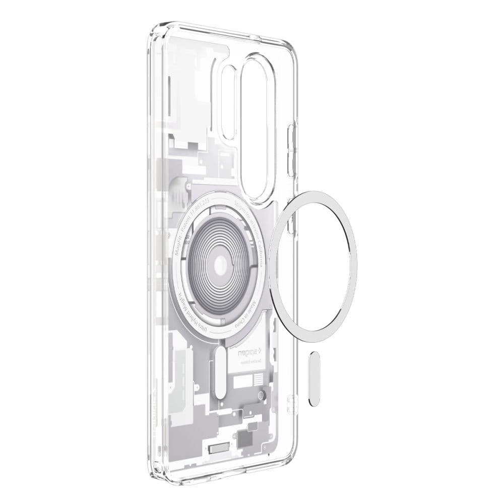 Kryt Spigen - Ultra Hybrid MagSafe (ACS10683) - Samsung Galaxy S26 Ultra Zero One bílý - náhled 4