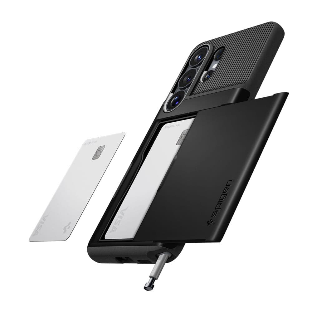 Kryt Spigen - Slim Armor CS (ACS11036) - Samsung Galaxy S26 Ultra Černý - náhled 4
