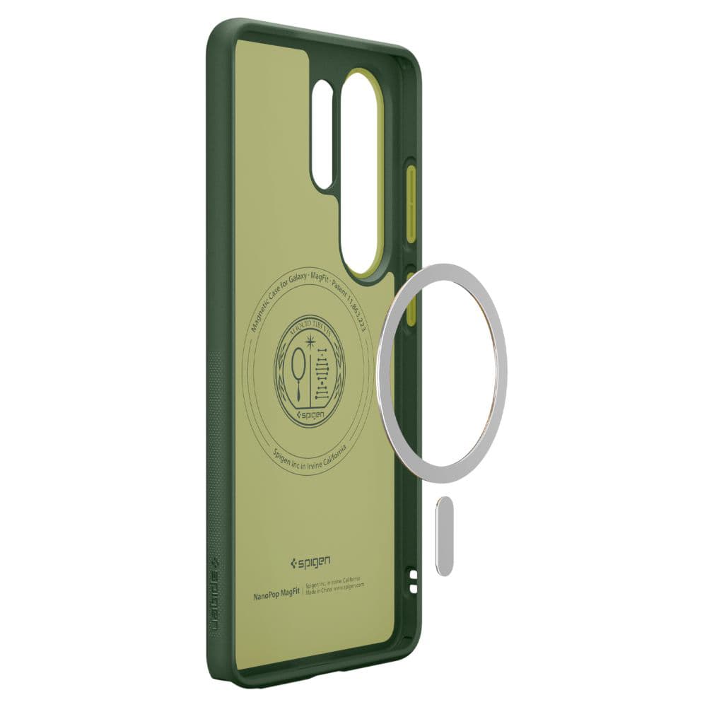 Kryt Spigen - Caseology Nano Pop MagSafe (ACS11039) - Samsung Galaxy S26 Ultra avokádově zelený - náhled 4