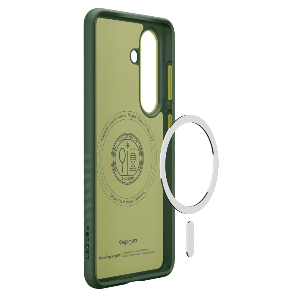 Kryt Spigen - Caseology Nano Pop MagSafe (ACS11067) - Samsung Galaxy S26 avokádově zelený - náhled 4