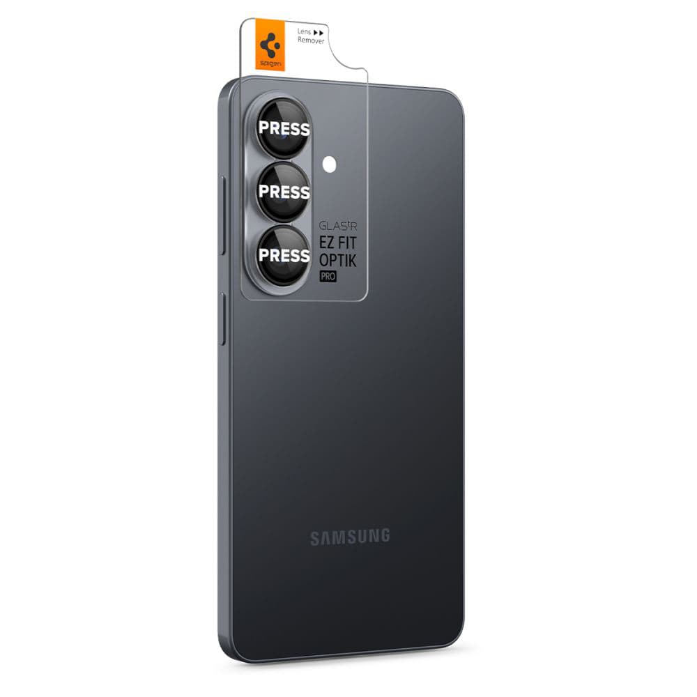 Tvrzené sklo na fotoaparát Spigen - (2 pack) Optik.tR EZ Fit Pro HD Camera Glass (AGL11088) - Samsung Galaxy S26 Plus černé - náhled 4